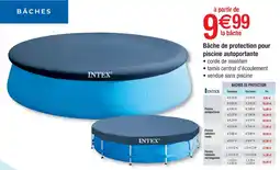 Cora x Carrefour INTEX Bâche de protection pour piscine autoportante offre