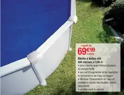 Cora x Carrefour Bâche à bulles été 200 microns, ø 3,60 m offre