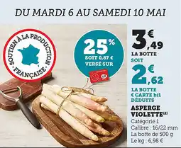 Bi1 Asperge violette offre