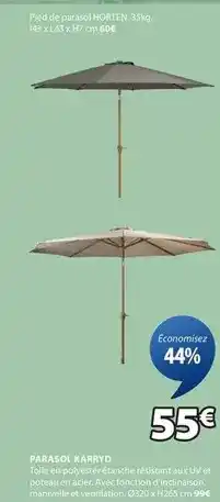 JYSK Parasol karryd offre