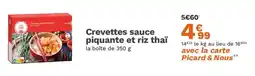 Picard Picard - crevettes sauce piquante et riz thaï offre