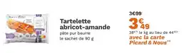 Picard Picard - tartelette abricot-amande offre