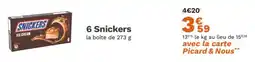 Picard Snickers - 6 offre