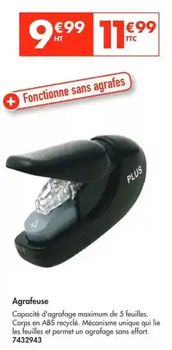 Plein ciel Agrafeuse offre