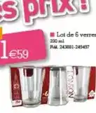 Kandy Lot de 6 verres offre