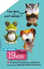 Kandy Animal lumineux extérieur offre