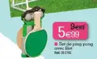 Kandy Set de ping pong avec filet offre