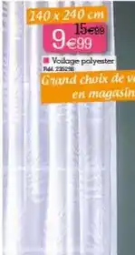 Kandy Voilage polyester offre