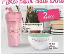 Kandy Mug de transport offre