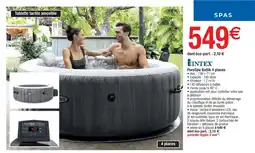 Cora x Carrefour INTEX PureSpa Baltik 4 places offre