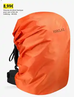 Decathlon FORCLAZ Housse de pluie basique pour sac à dos de trekking offre