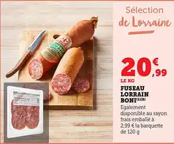 Fuseau lorrain boni