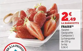 Bi1 Fraise offre