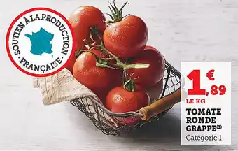 Bi1 Tomate ronde grappe offre