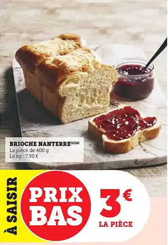 Bi1 Brioche nanterre offre
