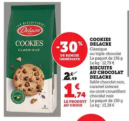 Bi1 Cookies delacre classique offre
