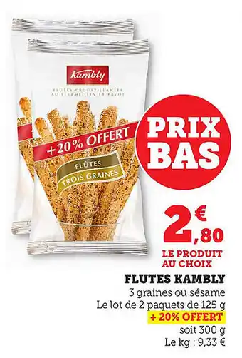 Bi1 Flûtes kambly offre