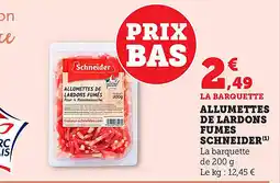 Bi1 Allumettes de lardons fumes offre