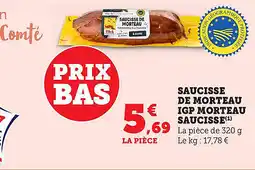 Bi1 Saucisse de morteau igp morteau saucisse offre