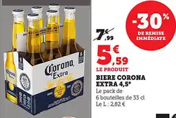Bi1 Biere corona extra 4,5° offre