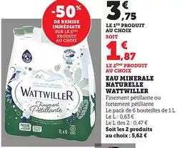 Bi1 Eau minerale naturelle wattwiller offre