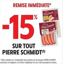 Intermarché Sur tout pierre schmidt offre