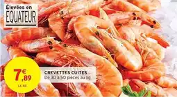 Intermarché Crevettes cuites offre