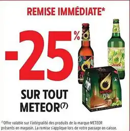 Intermarché Sur tout meteor offre