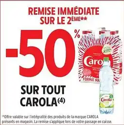 Intermarché Sur tout carola offre