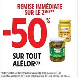 Intermarché Sur tout alélor offre
