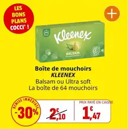 Coccinelle Supermarché Boßte de mouchoirs kleenex offre