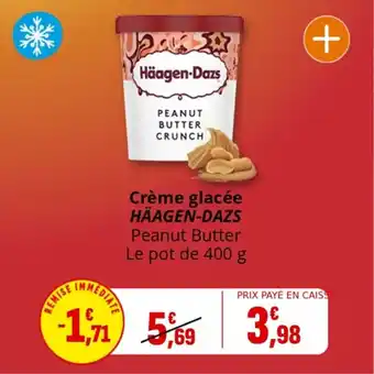 Coccinelle Supermarché Crème glacée häagen dazs offre