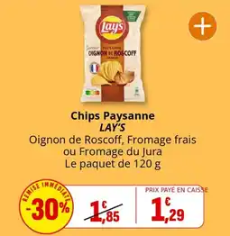 Coccinelle Supermarché Chips paysanne lay's offre