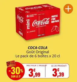 Coccinelle Supermarché Coca-Cola offre
