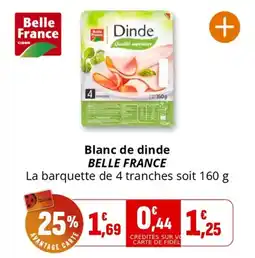 Coccinelle Supermarché Blanc de dinde belle france offre