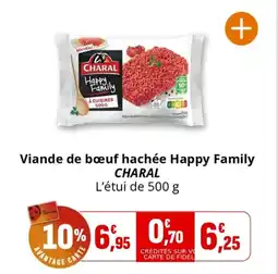 Coccinelle Supermarché Viande de bœuf hachée happy family charal offre