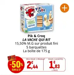 Coccinelle Supermarché Pik & croq la vache qui rit offre