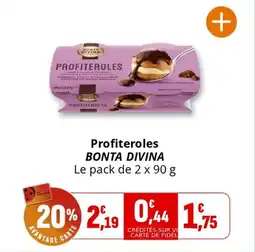 Coccinelle Supermarché Profiteroles bonta divina offre