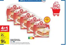 Carrefour Drive CARREFOUR CLASSIC Lasagne Bolognaise offre