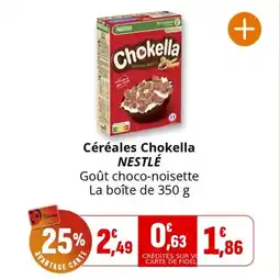 Coccinelle Supermarché Céréales chokella nestlé offre