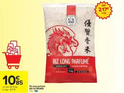 Carrefour Drive RIZ DU MONDE Riz long parfumé offre
