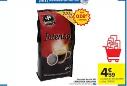 Carrefour Drive CARREFOUR SENSATION Dosettes de café XXL offre