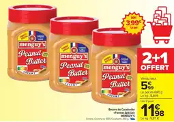 Carrefour Drive MENGUY'S Beurre de Cacahuète <<Format Spécial>> offre