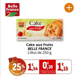 Coccinelle Supermarché Cake aux fruits belle france offre