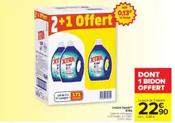 Carrefour Drive XTRA Lessive liquide offre