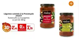 Coccinelle Supermarché Légumes cuisinés à la provençale d'aucy offre
