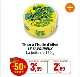 Coccinelle Supermarché Thon à l'huile d'olive le savoureux offre