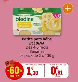 Coccinelle Supermarché Petits pots bébé blédina offre