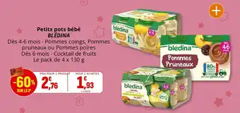 Coccinelle Supermarché Petits pots bébé blédina offre