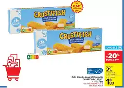 Carrefour Drive Carrefour - colin d'alaska msc surgelés offre